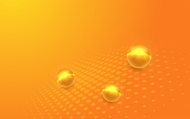 Modern geometry yellow background design. Abstract background graphic template.