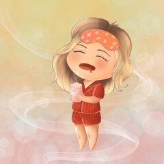 little girl with a lollipop