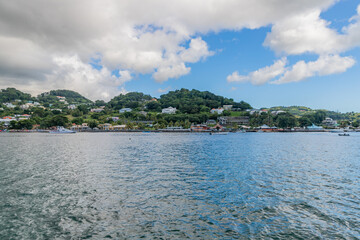 Young Island view in Saint Vincent and the Grenadines