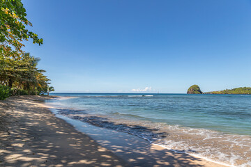 Saint Vincent and the Grenadines, Fort Duvernette and Young Island  view from Blue Lagoon