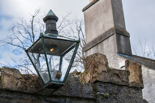 Gas street lighting