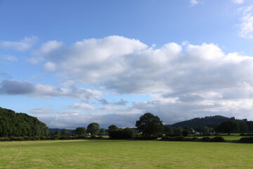landscape with clouds