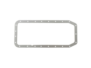 Car oil pan sealing strip on an isolated white background. New spare parts.