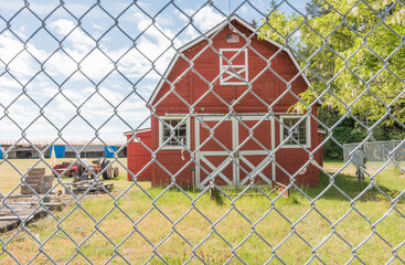 Fototapeta premium Red Barn
