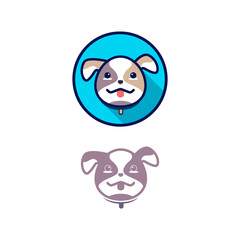 Dog graphic vector line icon. Simple element illustration. Dog icon for your design. Can be used for web and mobile. Thin line  outline symbol pets for veterinary clinic, zoo, petfood.