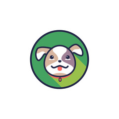 Dog graphic vector line icon. Simple element illustration. Dog icon for your design. Can be used for web and mobile. Thin line  outline symbol pets for veterinary clinic, zoo, petfood.