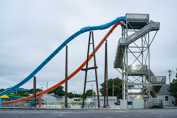 Fototapeta na wymiar Amusement Park in Cape Code Massachussets, USA