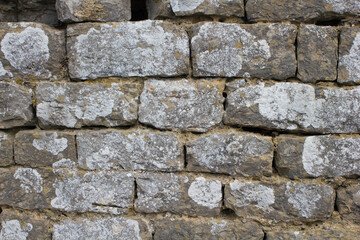 Old limestone wall texture