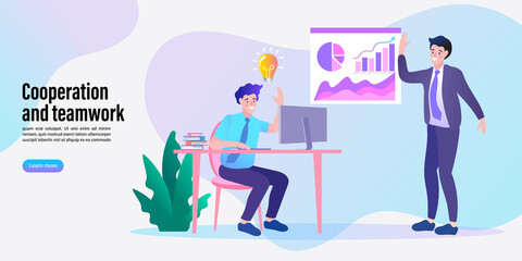 business people in a meeting room