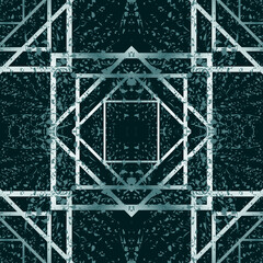 Black And Silver Geometric Pattern Seamless