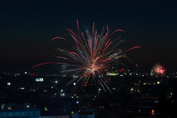 Fireworks in Oakland