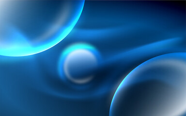 Abstract circular energy modern background design.