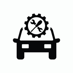 car service icon vector