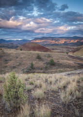 Painted Hills, John Day Fossil Beds National Monument, Mitchell, Oregon, UAA