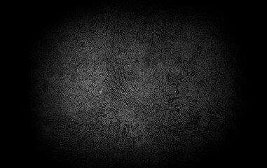 Old wall texture cement dark black gray  background abstract grey color design are light with white gradient background.