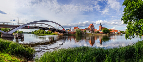 Panorama, Havelberg, Sachsen-Anhalt, Deutschland 