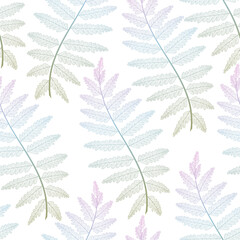 Seamless pattern with  leaf veins. Vector illustration.