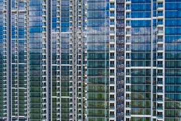 Fototapeta premium Exterior of the modern building facade