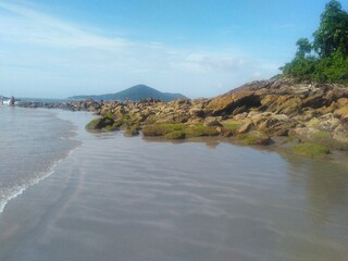 beach in the morning