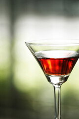 A glass of cocktail