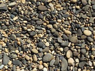 Mixed Pebble Background