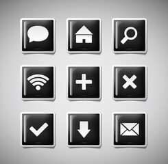 set of web icons