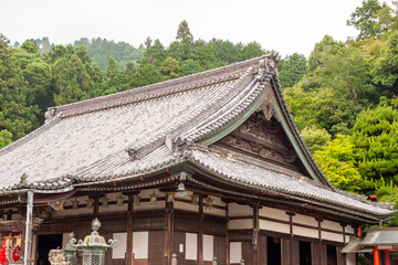 View of Yokokuji temple buildings in Nagaokakyo, Kyoto, Japan