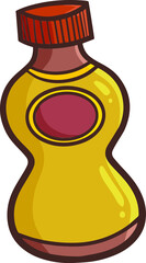 Cute and funny brown coffee plastic packaging