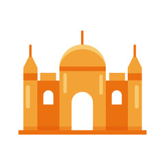 mosque muslim temple flat style icon
