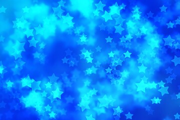 abstract blue background with stars