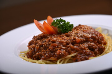 Spaghetti Bolognese Classic Italian food