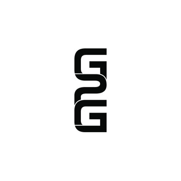 g2g letter original monogram logo design