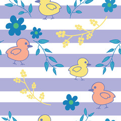 White and Purple Stripes