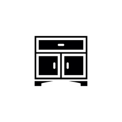 DRAWER ICON , INTERIORS ICON VECTOR