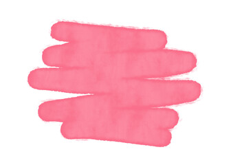 Watercolor art isolated on white background.