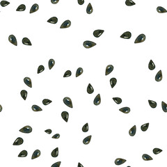 Seamless background with watermelon seeds. Bright, colorful, juicy summer texture.
