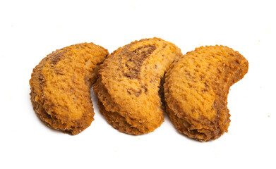 shortbread cookies isolated