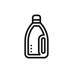 Liquid Detergent Icon Logo Vector Isolated. Laundry Set of Icon. Editable Stroke and Pixel Perfect.