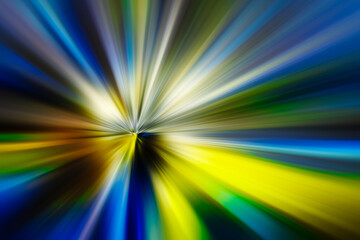 abstract fast speed line colorful blue golden tone background