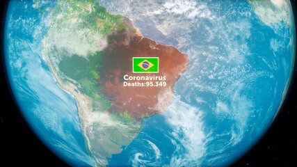 Novel Coronavirus nCoV spreading all over Brazil