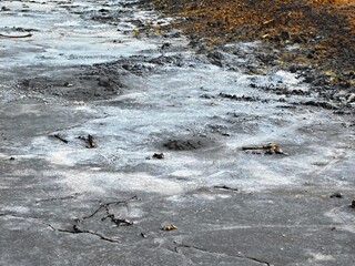 dry salt lake
