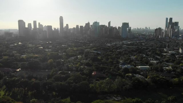 Forbes Park Makati View. From BGC, Manila