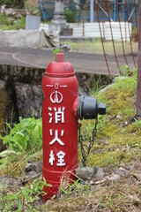Fototapeta na wymiar 日本の地上式消火栓