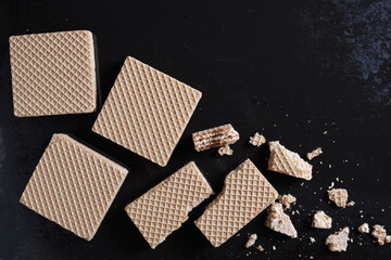 Wafers whole and broken