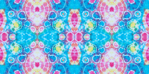 colorful tie dye pattern seamless abstract texture background.