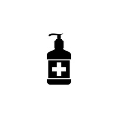 coronavirus, laboratory equipment, medical, antiseptic, infections icon vector design symbol
