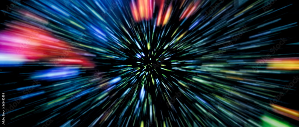 Wall mural cosmic art ,multicolor outer space. star field and nebula in deep space many light years far from pl