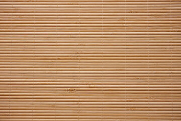 Top view of bamboo mat texture background