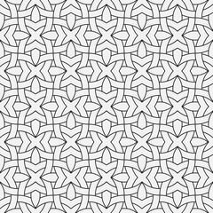 Intersecting curved lines