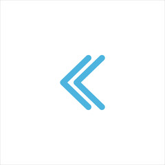 arrow direction icon flat vector logo design trendy